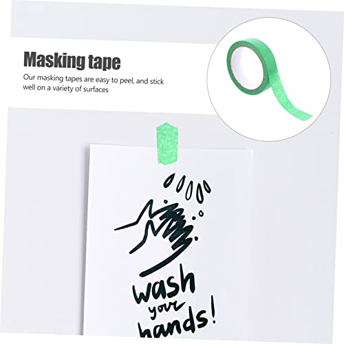 STOBOK 6 Adet Ressamlar Bant Mevcut Bant Maskeleme Bandı Ambalaj için Pratik Maskeleme kağıt bant Yırtılması kolay