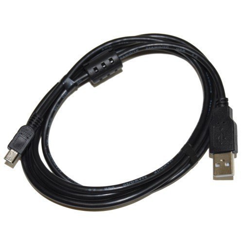 HQRP Uzun 6ft USB Mini USB kablosu Garmin dezl 560LMT / 570LMT / 760LMT / 770LMTHD / dezlCam LMTHD Artı Coaster