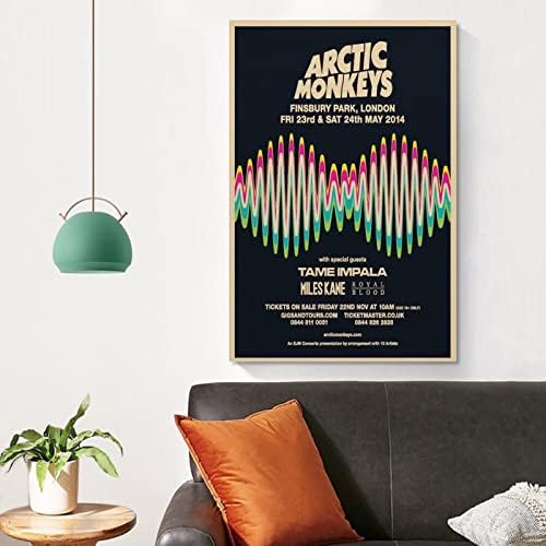 XINYA Arctic Poster Maymunlar Am Poster Vintage Müzik Posterler Odası Estetik Tuval duvar Sanatı yatak odası dekoru