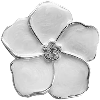 LLHDKF 2 Paket Beyaz Gümüş Çiçek Şekli Kolları Kapı Kolu Dolap Çekmece Dolap Çekme Dresser Tek Delik Kolları Mobilya