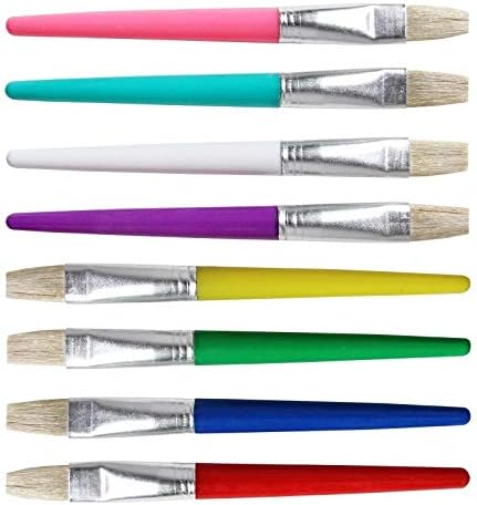 CZDYUF Boya Fırçası Çocuklar için Yağ Suluboya Resim Şeker Renk Suluboya Resim Kıl Guaj Çizim Sanat 4 Adet Şeker Renk