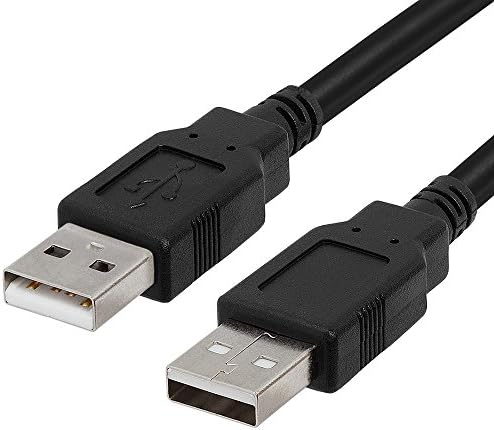 Cmple USB 2.0 Erkek-Erkek Kablo Yüksek Hızlı USB 2.0 A'dan Veri Aktarımı için Uzatma Kablosuna - 3 Fit, Siyah