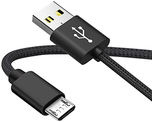 Mikro USB Kablosu Örgülü, Xbox One için Mikro B Şarj Kablosu, PS4 Denetleyici, Uyumlu Samsung Galaxy S7 Kenar/S6 /