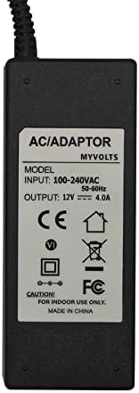 MyVolts 12V Güç Kaynağı Adaptörü ile Uyumlu/Sony SRS-X5 Bluetooth Hoparlör için Yedek-ABD Plug