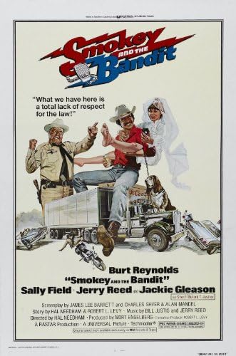 Smokey ve Haydut (1977) Film Afişi 24x 36 Orijinallik için Holografik Sıralı Numaralandırmalı Sertifikalı Baskı