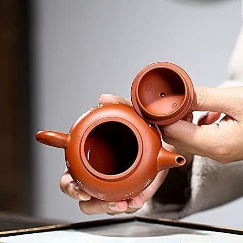 Ofis demlik demlik 140 ml Mor Kil Çaydanlıklar Ünlü El yapımı demlik su ısıtıcısı Teaware çay seti Çaydanlıklar