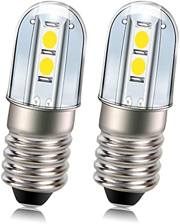 Ruıandsıon E10 LED Ampul 120V AC Vida Tabanı 3030 4SMD Cips LED Yedek Ampul Yükseltme mum ışıkları ev yatak odası